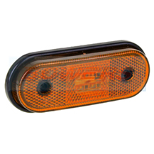 12v/24v Oval Amber LED Side Marker Lamp/Light FT-020Z